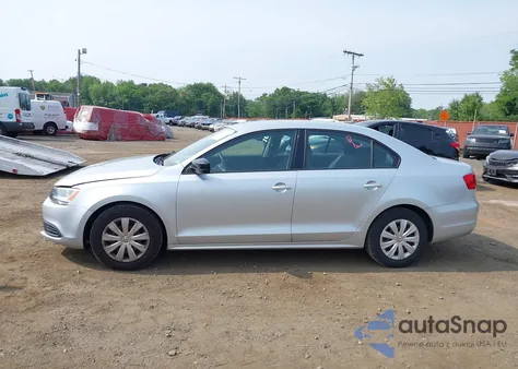 2013 Volkswagen Jetta 2.0L S из США, поврежденный, VIN 3VW2K7AJ2DM368232